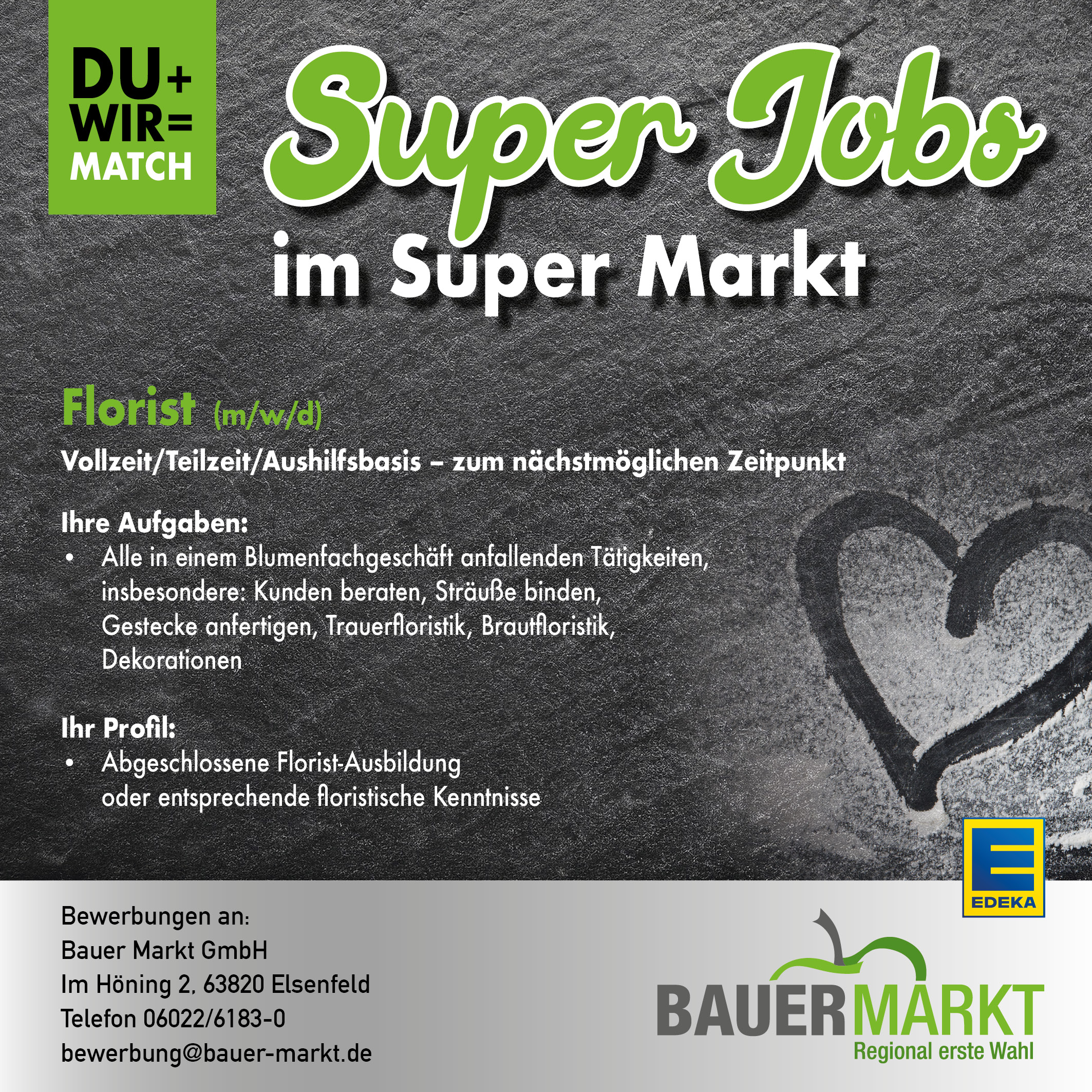 Bauer Markt - Stellenangebot Florist